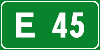 Fájl:Italian traffic signs - strada europea 45.svg