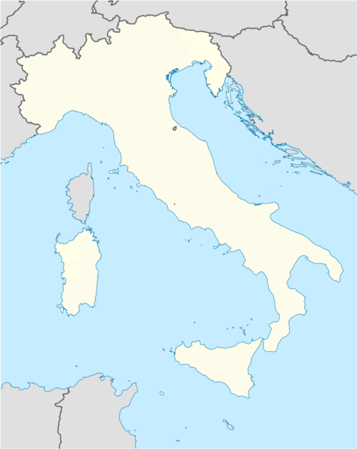 Locatiekaart: Koninkrijk Italië