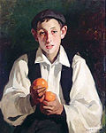 Boy with Oranges