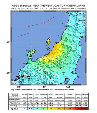 <span class="mw-page-title-main">2007 Chūetsu offshore earthquake</span> Earthquake in Japan