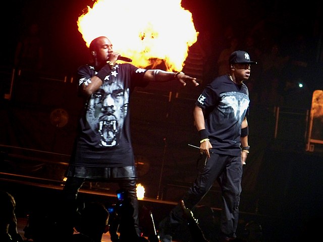 West and Jay-Z performed "Otis" at their Watch the Throne tour.