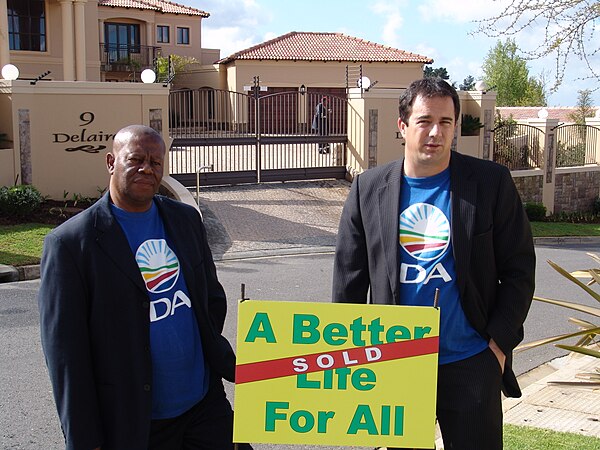 Winston Rabotapi and Steenhuisen in 2011