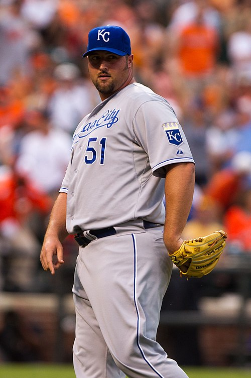 Broxton with the Kansas City Royals