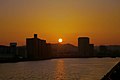 鹿児島市、夕焼け