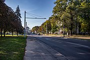 Беларуская: Вуліца Каліноўскага. Мінск, Беларусь English: Kalinoŭskaha street. Minsk, Belarus Русский: Улица Калиновского. Минск, Беларусь