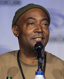 Knight at the 2022 WonderCon to promote Woke Keith Knight by Gage Skidmore.jpg