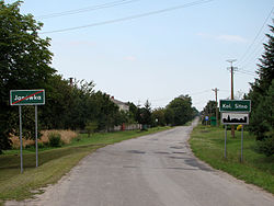 Road through the village