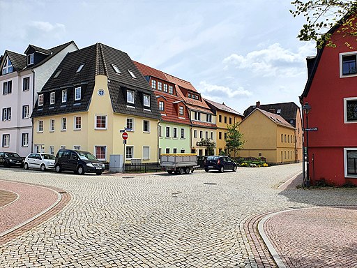 Kreuzung Klosterstraße, Quergasse, Staupitzstraße (Döbeln) - Wohnhäuser