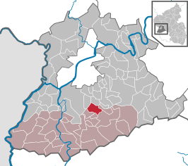 Kaart van Lampaden (Rijnland-Palts)