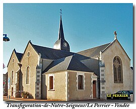 The church of the Transfiguration of Our Lord, in Le Perrier