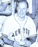 Veterans Committee selections Leo Durocher (left) and Phil Rizzuto