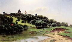 Lev Kamenev - Savvino-Storozhevsky Monastery near Zvenigorod.jpg