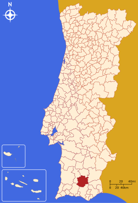 Localização de Almodôvar