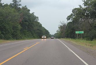 Sign for Lyndon Station Lyndon Station Wisconsin Sign US12 WIS16.jpg