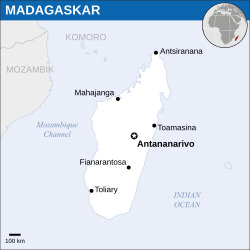 Lokasi Madagaskar