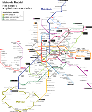 Ampliaciones del Metro de Madrid en el periodo 2019-2023