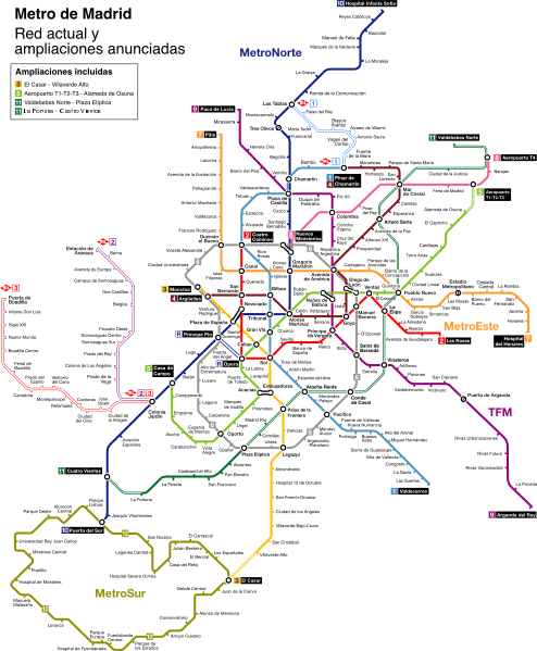 File:Madrid Metro Map 2019-2023.svg