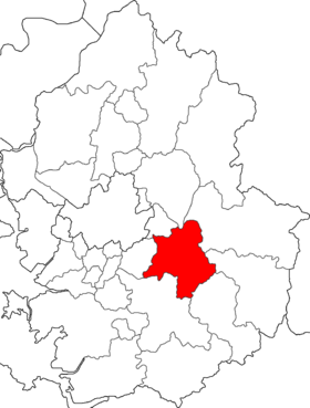 Location of Gwangju