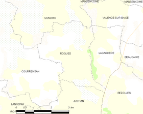 Map commune FR insee code 32351.png