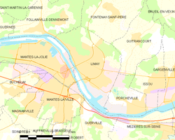 Kart over Limay (Yvelines)
