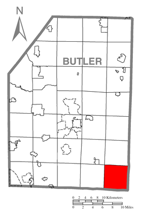 Placering af Buffalo Township