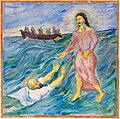 * Nomination Herbert Boeckl`s fresco "Saint Peter`s Rescue from the Lake Galilee" (1928) inside the pilgrimage church Assumption of Mary, Maria Saal, Carinthia, Austria --Johann Jaritz 02:48, 4 December 2016 (UTC) * Promotion  Support Good quality.--Agnes Monkelbaan 05:47, 4 December 2016 (UTC)