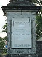 Marie Thérèse of France column, Angoulême, Charente