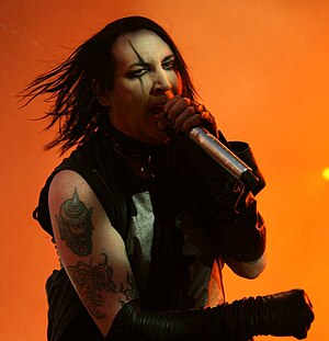 English: Marilyn Manson at Quart Festival sike...