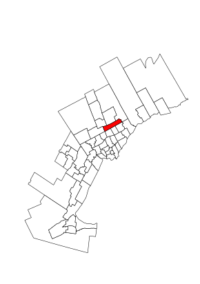 Mappa della circoscrizione