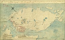 Existing and planned fortifications around Marstrand, 1709. Marstrand1709-01.jpg