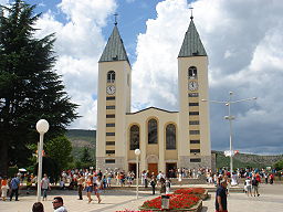Sankt Jakobs kyrka i Međugorje.