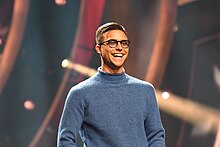 Saade presenting Melodifestivalen 2019