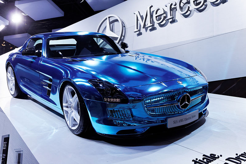 File:Mercedes - SLS AMG Electric drive - Mondial de l'Automobile de Paris 2012 - 001.jpg