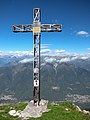 * Nomination Summit cross on mount Pizzo Ragno in Italy. --Mænsard vokser 15:21, 26 October 2018 (UTC) * Promotion  Support Good quality. --Ermell 15:27, 26 October 2018 (UTC)