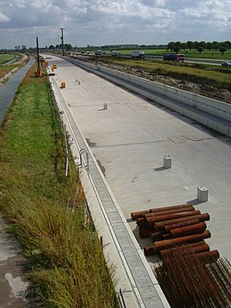 Construction of the Betuweroute in Meteren in 2004 Meteren Betuweroute02 2004-09-14.jpg