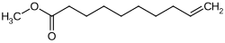 Strukturformel von Methyl-9-decenoat