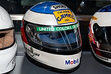Fotografie závodní helmy