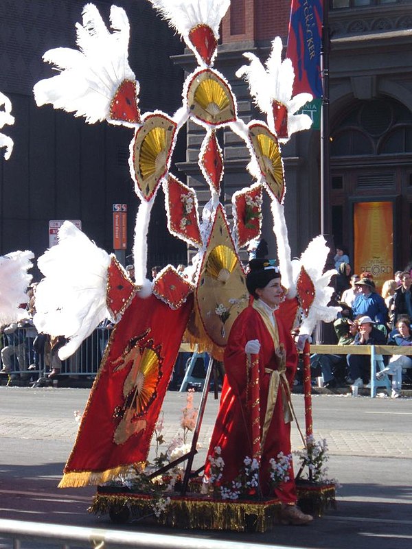 A "fancy" mummer in the 2005 parade