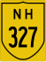 National Highway 327 marker