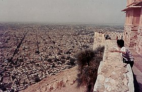 Jaipur city from Nahargarh Fort Nahargarh.jpg