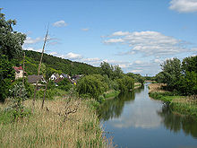 Das Dorf Schiffmühle an der Alten Oder