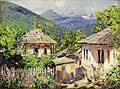 Village scene in the mountains (1911)