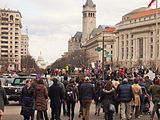 Protests in Washington D.C. against Donald Trump's January 2017 executive order on immigration