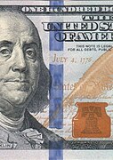 Obverse of the series 2009 $100 Federal Reserve Note Motion.jpg