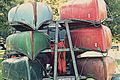 Old canoes on trailer at James River State Park gritty (28954844111).jpg