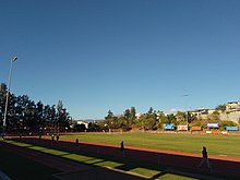Football field and running track Olympic Stadium field Tegucigalpa.jpg