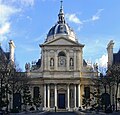 La facciata ovest della Cappella della Sorbona a Parigi