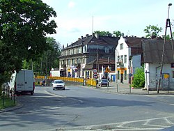 Buildings near railway station