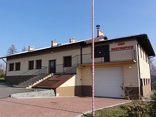 Roztropice Village in Silesian Voivodeship, Poland