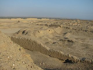 Pacatnamu Archaeological site in Peru